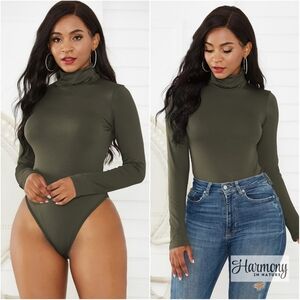 The Perfect Base Bodysuit - Army Green